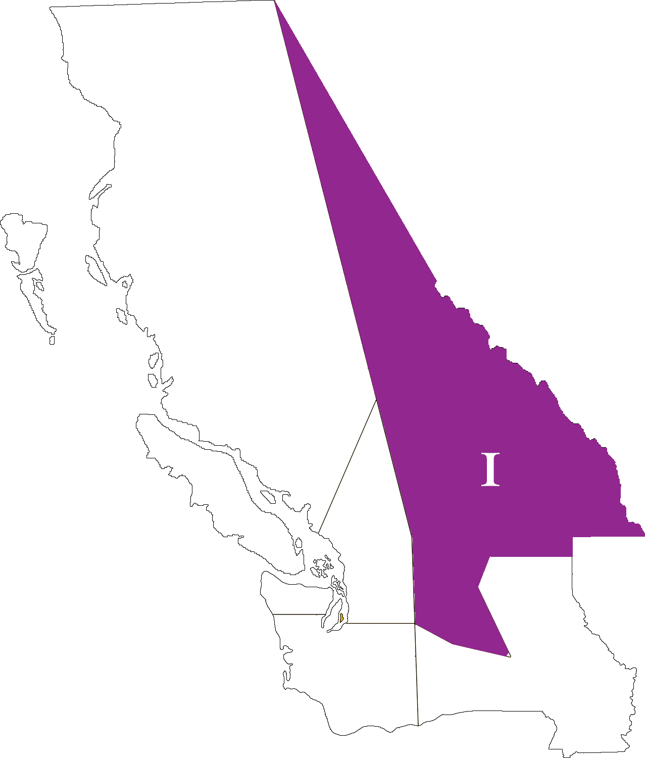 district i map