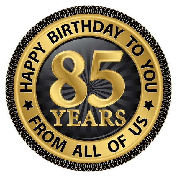 85th anniversary logo